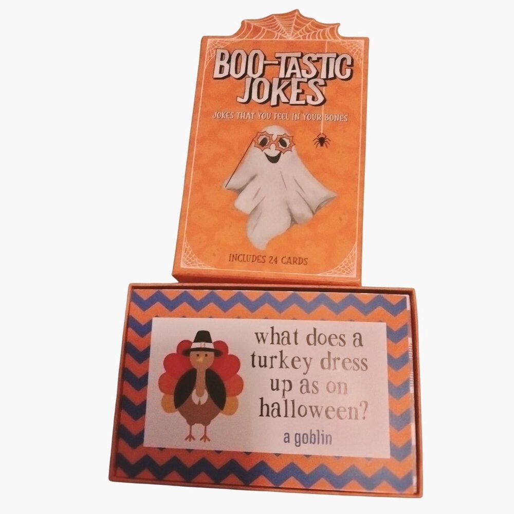 Boo Tastic Jokes Card Set Halloween Party Game Favors